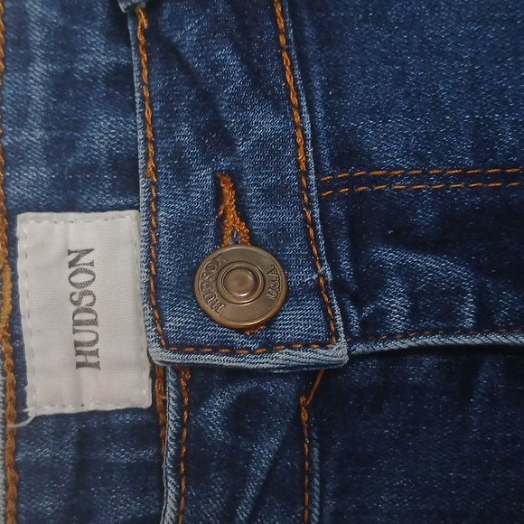 Girls HUDSON Blue Distressed Jeans - Picture 4 of 8